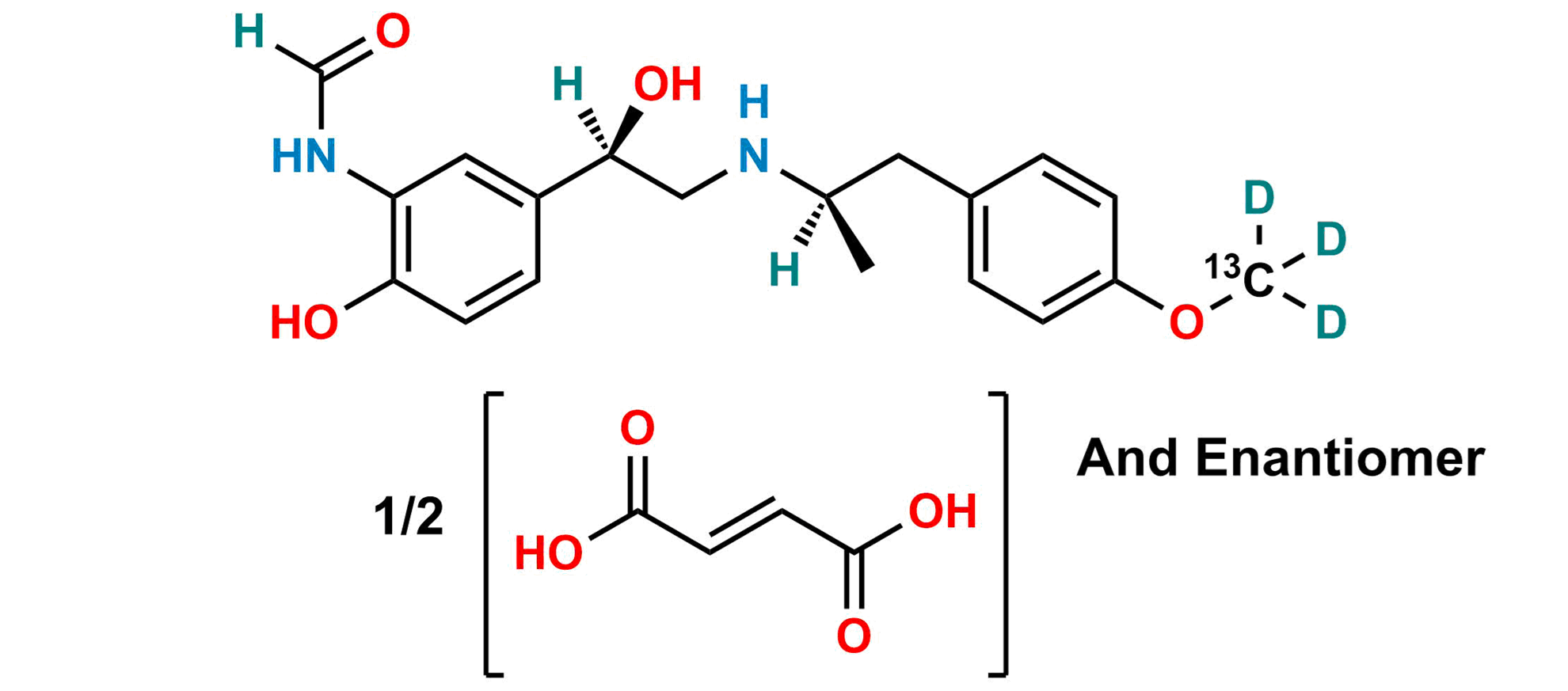 Formoterol-13C-d3 Hemifumarate